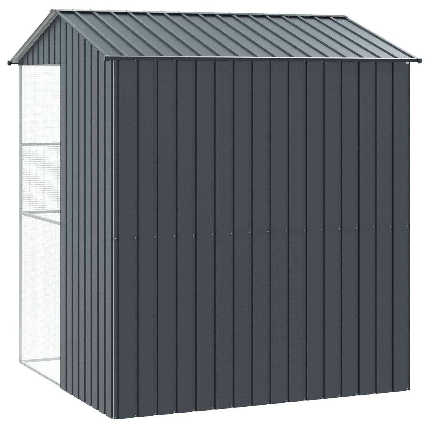 Bird Cage Anthracite 215 x 210 x 247 cm Galvanised Steel