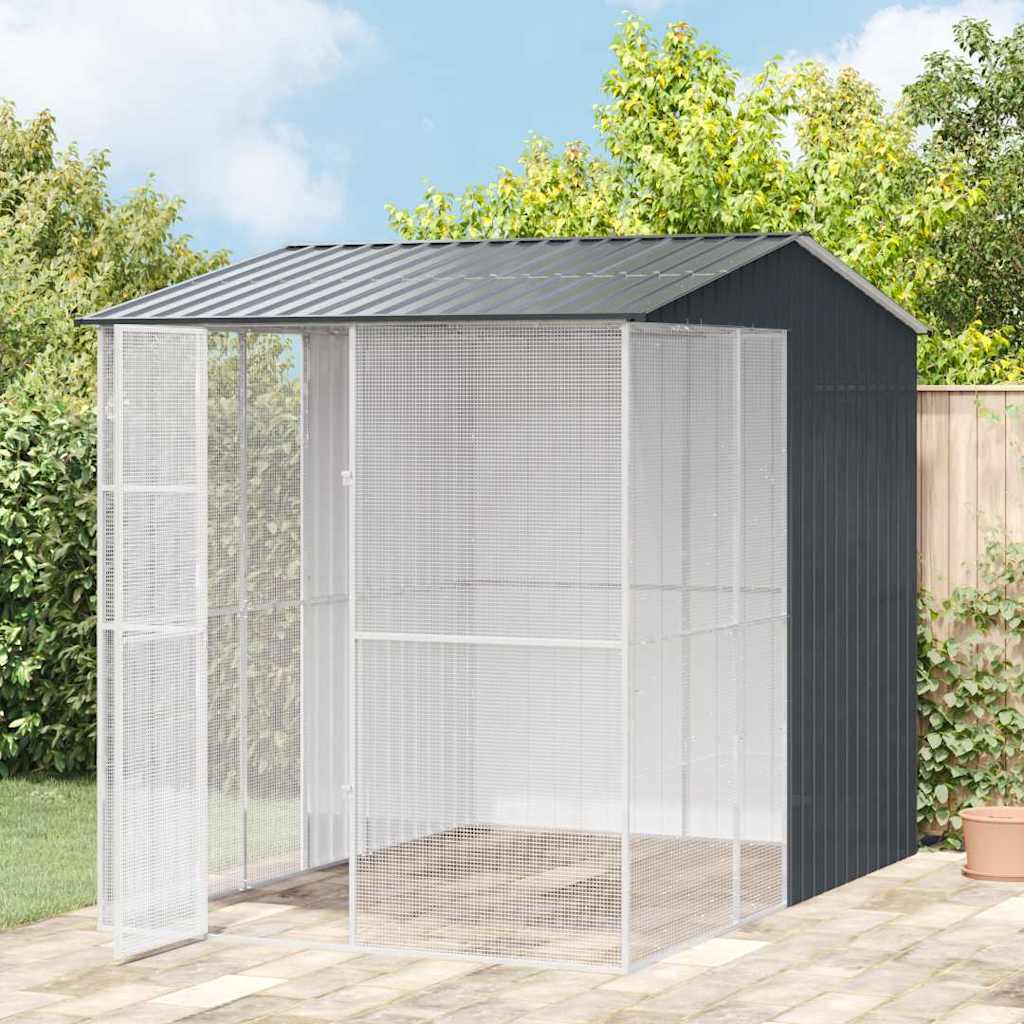 Bird Cage Anthracite 215 x 310 x 247 cm Galvanised Steel