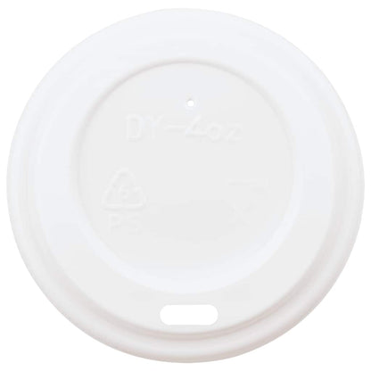 Paper Coffee Cups with Lids 1000 pcs 4oz 100ml