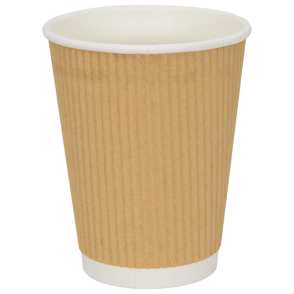 Paper Coffee Cups with Lids 1000 pcs 12oz 300ml
