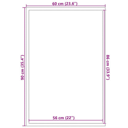 Doormat Anthracite 60x90 cm