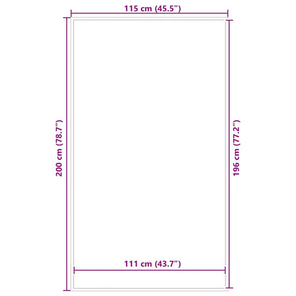 Doormat Blue 115x200 cm