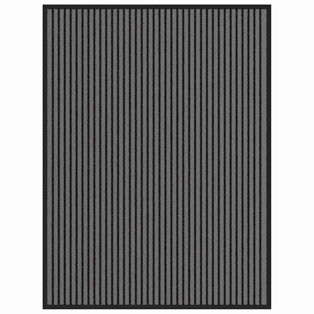 Doormat Black 80 x 120 cm Polypropylene