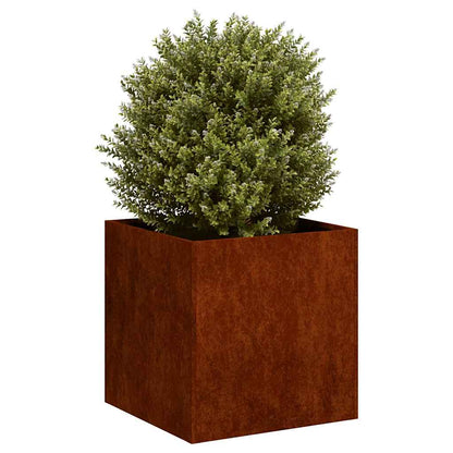 Garden Planter Rusty 40 x 40 x 40 cm