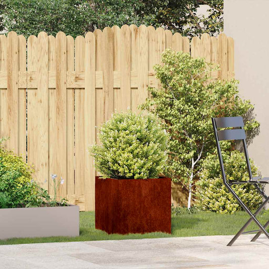 Garden Planter Rusty 40 x 40 x 40 cm