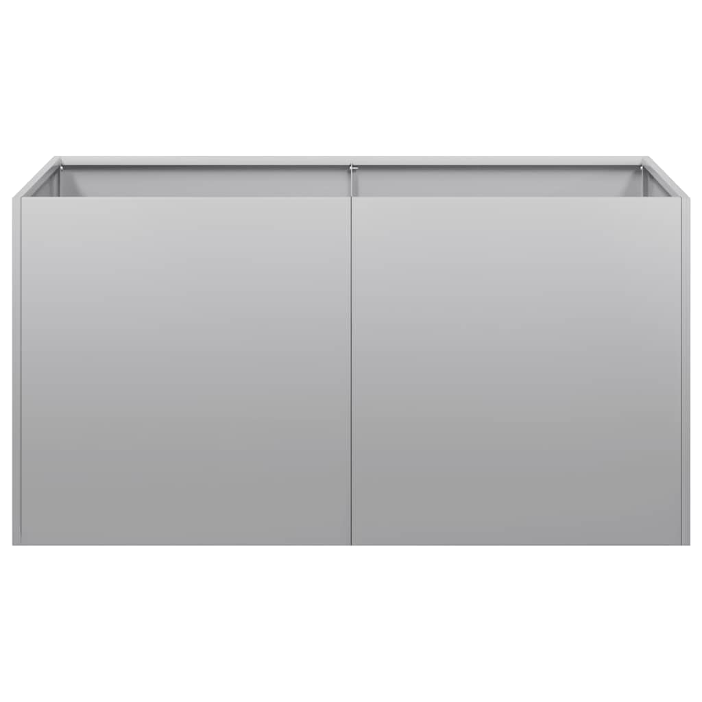 Planter 80x40x40 cm Galvanised Steel