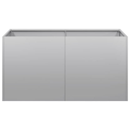 Planter 80x40x40 cm Galvanised Steel