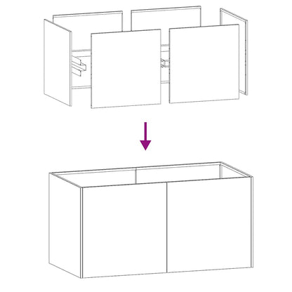 Planter 80x40x40 cm Galvanised Steel