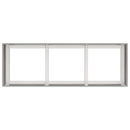 Planter 120x40x40 cm Stainless Steel