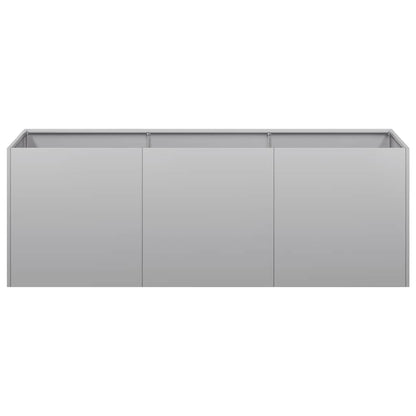 Planter 120x40x40 cm Galvanised Steel