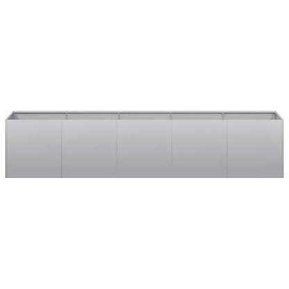 Planter 200x40x40 cm Galvanised Steel