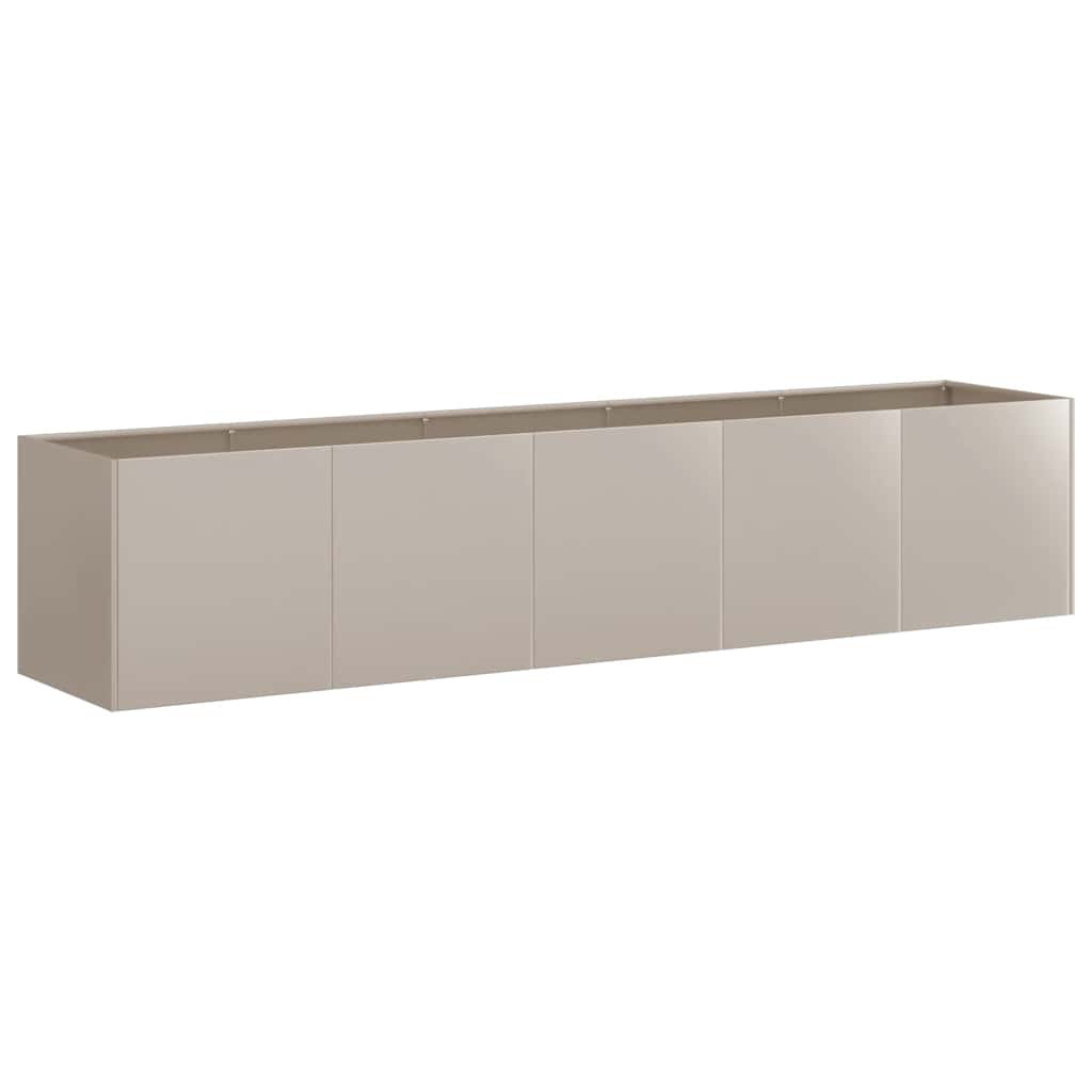 Garden Planter Rusty 200 x 40 x 40 cm