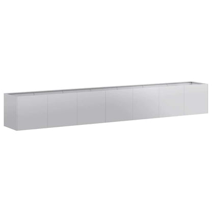 Planter 280x40x40 cm Galvanised Steel