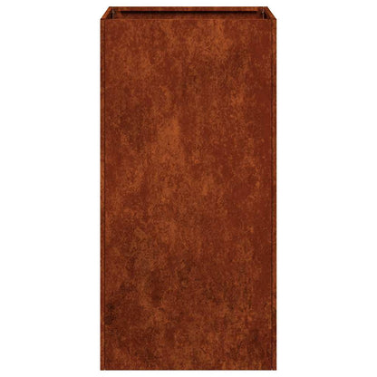 Garden Planter Rusty 40 x 40 x 80 cm