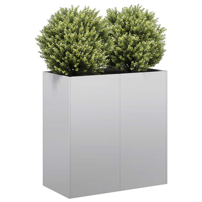 Planter 80x40x80 cm Galvanised Steel