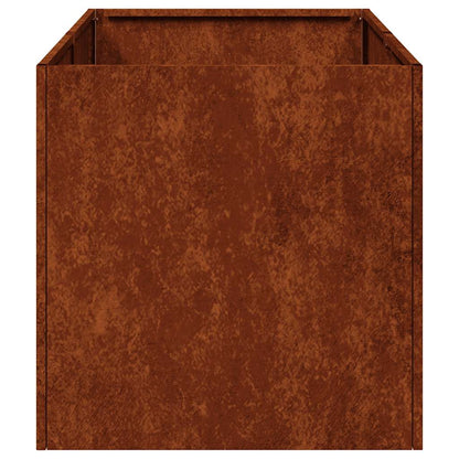 Garden Planter Rusty 40 x 80 x 40 cm