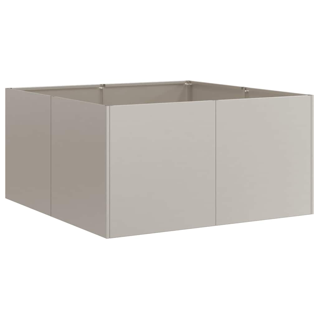 Garden Planter Rusty 80 x 80 x 40 cm