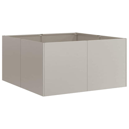 Garden Planter Rusty 80 x 80 x 40 cm