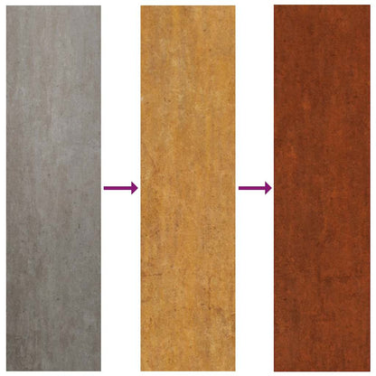 Garden Planter Rusty 80 x 80 x 40 cm