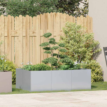 Planter 120x80x40 cm Galvanised Steel