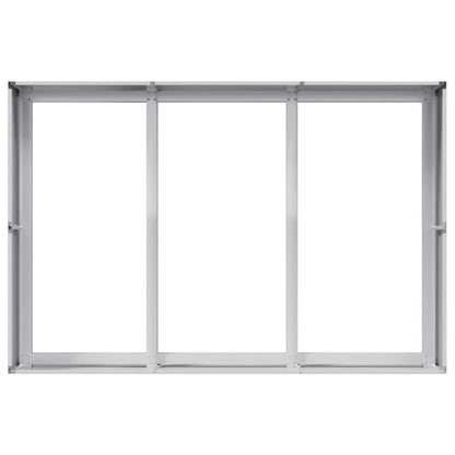 Planter 120x80x40 cm Galvanised Steel