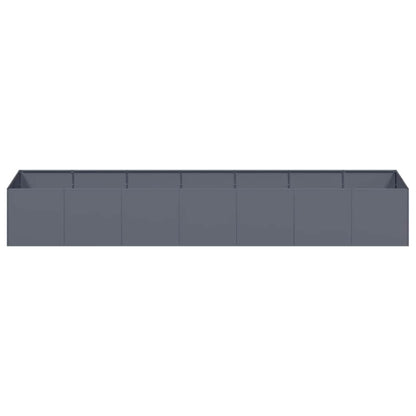 Planter Anthracite 280x80x40 cm Steel