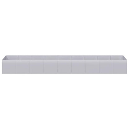 Planter 360x80x40 cm Galvanised Steel