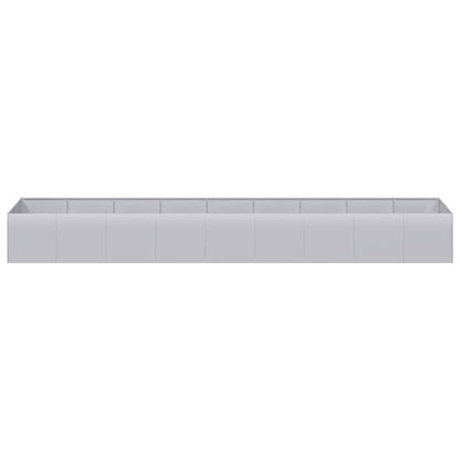 Planter 360x80x40 cm Galvanised Steel