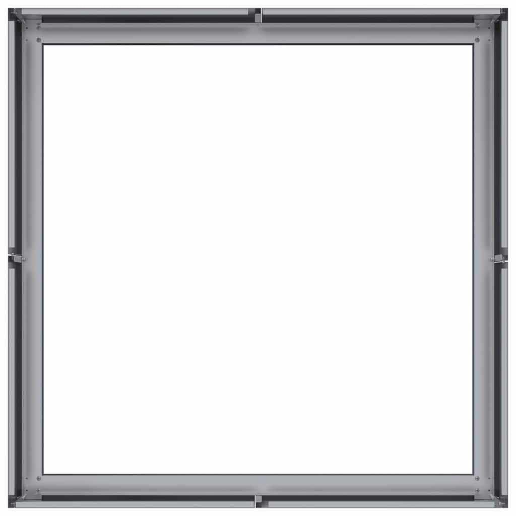 Planter 80x80x30 cm Galvanised Steel