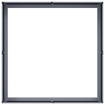 Planter Anthracite 100x100x30 cm Steel