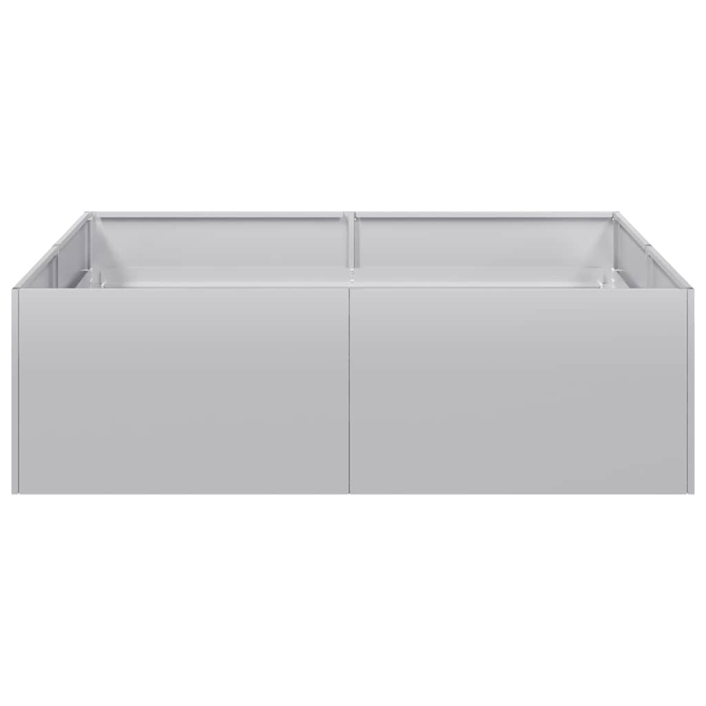 Planter 100x100x30 cm Galvanised Steel