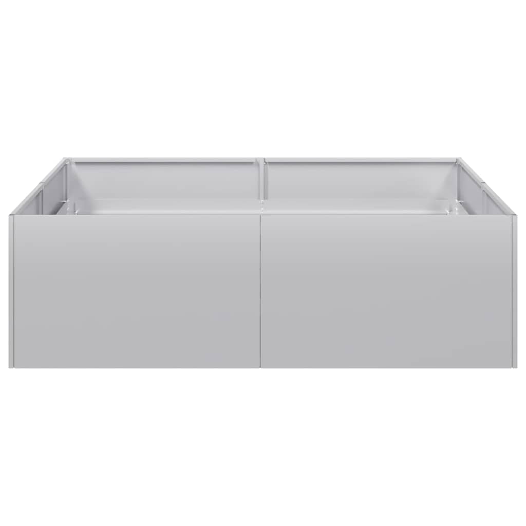 Planter 100x100x30 cm Galvanised Steel