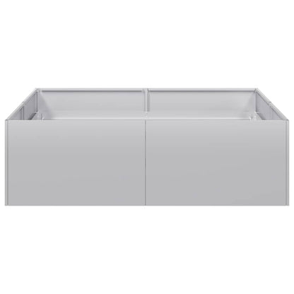 Planter 100x100x30 cm Galvanised Steel