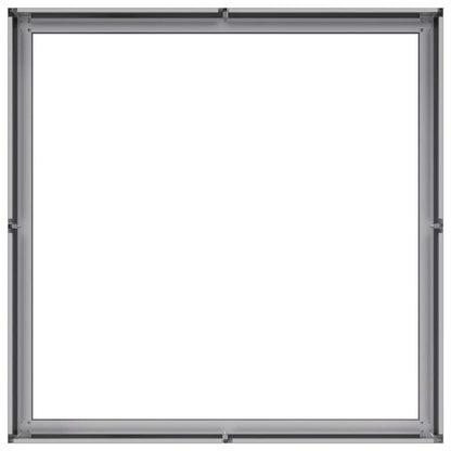 Planter 100x100x30 cm Galvanised Steel