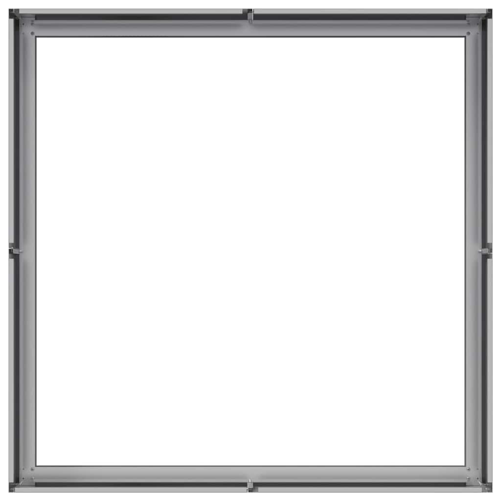 Planter 100x100x30 cm Galvanised Steel