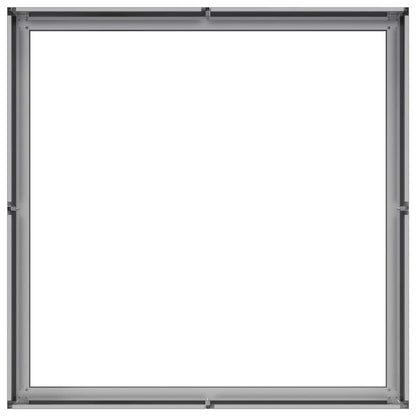 Planter 100x100x30 cm Galvanised Steel