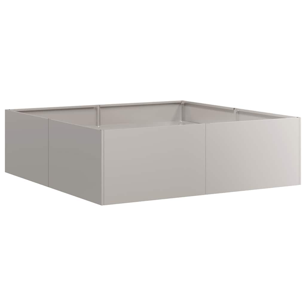Garden Planter Rusty 100 x 100 x 30 cm
