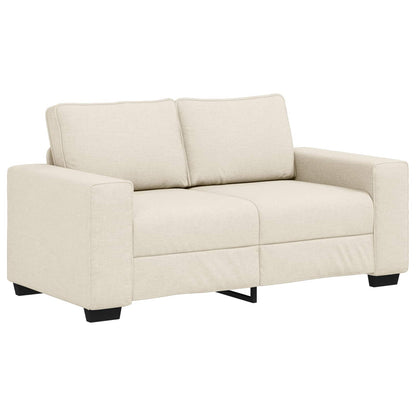Sofa 2 pcs Beige Linen