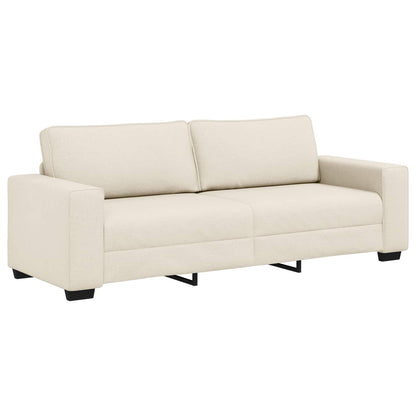 Sofa 2 pcs Beige Linen