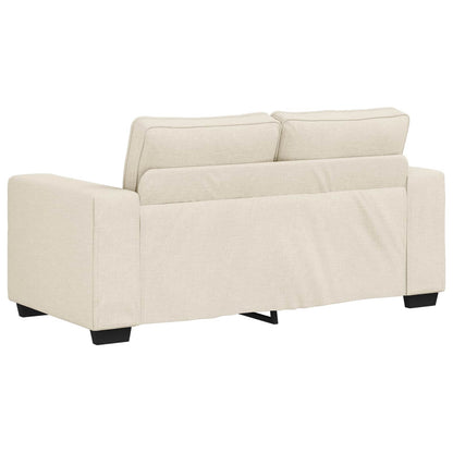 Sofa 2 pcs Beige Linen