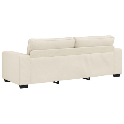 Sofa 2 pcs Beige Linen