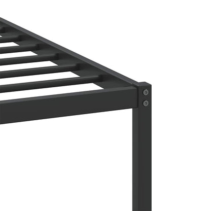 Bed Frame without Mattress Smoked Oak 80x200 cm Engineered Wood