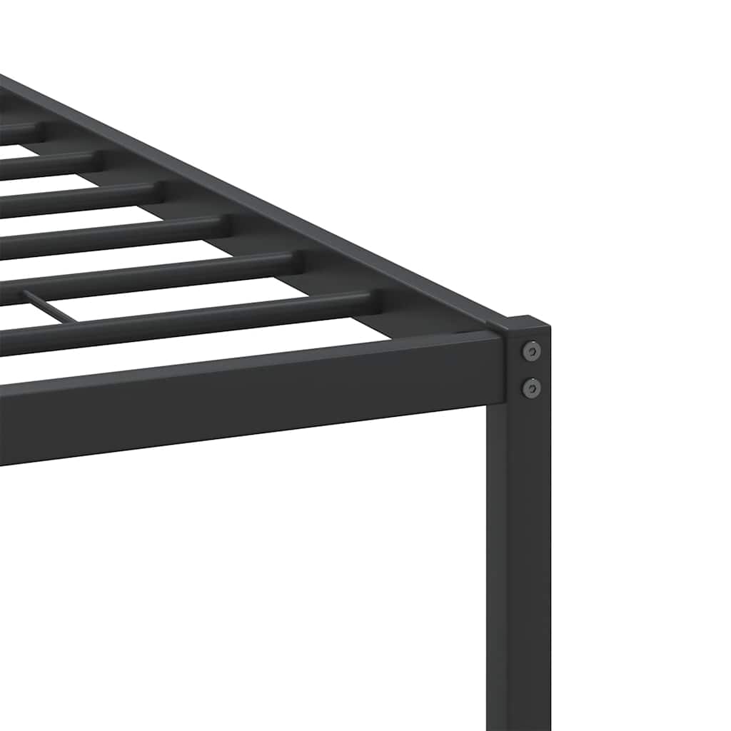 Bed Frame without Mattress Smoked Oak 120x200 cm Engineered Wood
