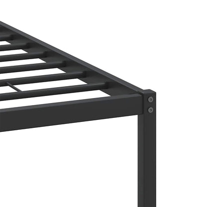 Bed Frame without Mattress Smoked Oak 120x200 cm Engineered Wood