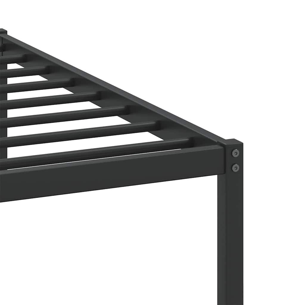 Bed Frame without Mattress Smoked Oak 193x201 cm Engineered Wood