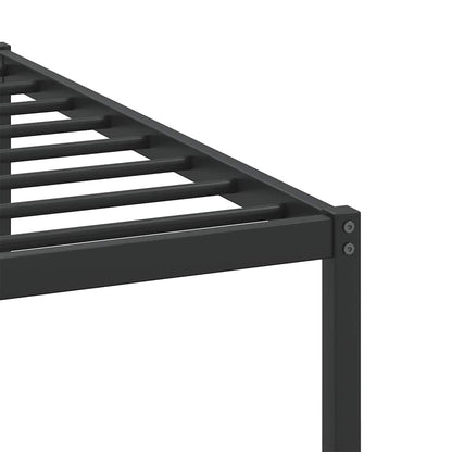 Bed Frame without Mattress Smoked Oak 193x201 cm Engineered Wood