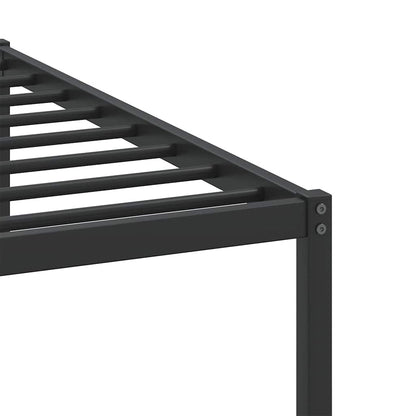 Bed Frame without Mattress Smoked Oak 200x200 cm Engineered Wood