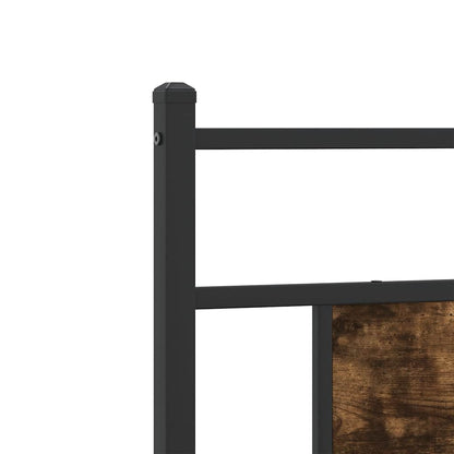 Replace Headboard Smoked Oak 75 cm Engineered Wood and Steel