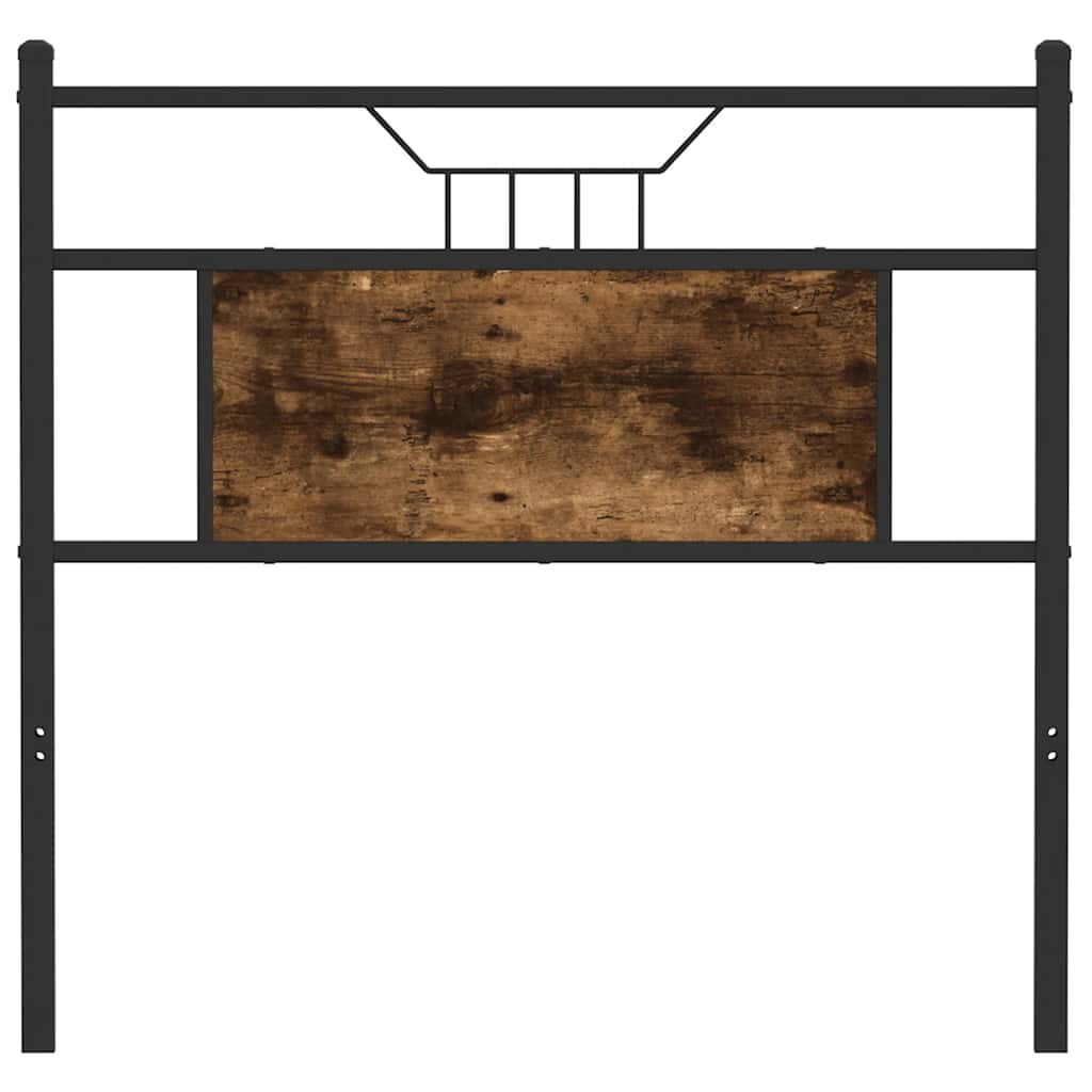 Replace Headboard Smoked Oak 80 cm Engineered Wood and Steel