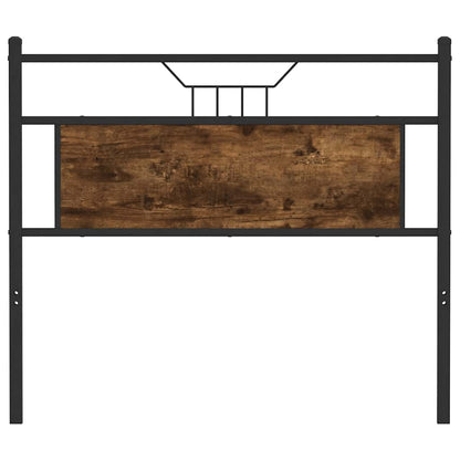 Replace Headboard Smoked Oak 100 cm Engineered Wood and Steel